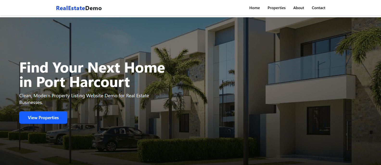 Real Estate Website